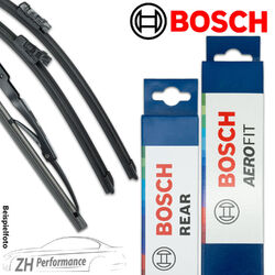 BOSCH AF531 + H341 AEROFIT SCHEIBENWISCHER Set vorn hinten VW Golf Skoda Seat