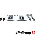 Zubehörsatz Scheibenbremsbelag JP GROUP 1163651310 für VW AUDI PORSCHE TOUAREG