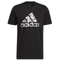 adidas T-Shirt für Herren mit Rundhalsausschnitt Baumwolle mit Motiv bis 4XL