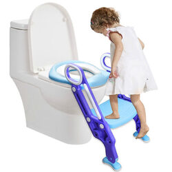 Toilettentrainer Toilettensitz mit Treppe WC Sitz Kinder für 1-7 Lerntöpfchen