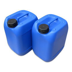 2 x 10 L Kanister blau Camping Plastekanister Wasserkanister Trinkwasser DIN51.