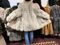 Fuchsjacke Blaufuchs Pelz Pelzjacke REAL Fur Blue SAGA FOX Pelliccia Volpe 38/40