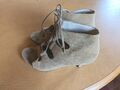 Tamaris Stiefelette Echtleder Velours Beige Gr 39