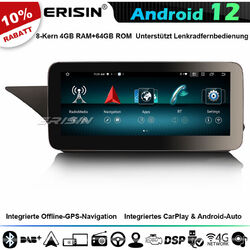 10.25" CarPlay Android 12 IPS Autoradio GPS Navi DSP Mercedes Benz E-Klasse W212