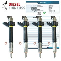 4 x Injektor Einspritzdüse DENSO Ford Fiat 2.2 2.4 TDCI 6C1Q-9K546-AC/BC/BB