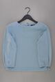 Zero Classic Bluse für Damen Gr. 36, S neuwertig 3/4 Ärmel blau aus Polyester