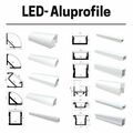 LED Aluprofil 1m Alu Schiene Leiste Profile für LED-Streifen / Einbau Aufbau Eck