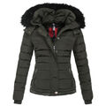 Navahoo warme Damen Winter Jacke Parka Mantel Stepp Kurzjacke gefüttert NEU B301