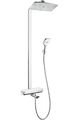 Hansgrohe Showerpipe Duschsystem Raindance Select we./chrom mit KB Raindance E a