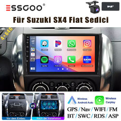 Für Suzuki SX4 06-13 DAB 4+64G Android13 Autoradio GPS BT Kam Bluetooth CarPlay