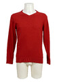Tommy Hilfiger Herren Pullover Gr M / Rot Baumwolle Kaschmir  ( S 8251 )