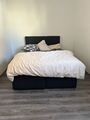 Jysk Boxspringbett Anthrazit 140cm X 200cm Mit Topper