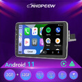 1DIN 10.1" Android Autoradio Apple Carplay GPS NAVI WIFI BT Drehbarer Bildschirm