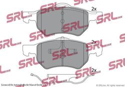 Bremsbelagsatz Scheibenbremse System Continental für Chrysler Dodge 01-08