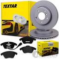 TEXTAR BREMSSCHEIBEN 288mm + BELÄGE VORNE passend für VW POLO 6R 6C + AUDI A1 8X