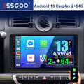 Für Smart Fortwo 451 2005-2010 Android 13 Autoradio Carplay 2+64GB GPS Navi WiFi