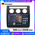 Für VW Touran 1T1 1T2 1T3 2003-2010 Carplay Autoradio GPS NAVI WIFI BT Android13