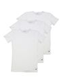 Tommy Hilfiger Herren T-Shirt Kurzarm CN Tee 3er Pack Premium Weiß XXL