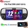 Für Fiat 500 2007-2015 7"Autoradio Carplay Android 12 GPS Navi WIFI BT DAB 2+32G