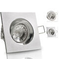 LED Spots Einbaustrahler 230V GU10 Decken Lampen Einbauleuchten 4W 6W AL-BUC