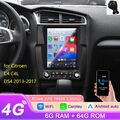 Für Citroen C4 C4L DS4 9.7" Android 13 Autoradio Navi GPS CarPlay WLAN 6+64GB FM