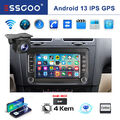 Autoradio 7" 1+32GB Carplay Android 13 für VW T5 Caddy GPS RDS Navi DAB+ Kamera