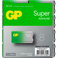 GP Batteries Batterie GP Super Alkaline 9V Blockbatterie Longlife, 6LR61, 9Volt