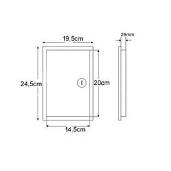 Aqbau® Revisionstür Revisionsklappe Revision Wartungstür Edelstahl mit Schlüssel