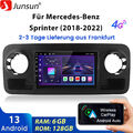 Carplay 10" Android13 Autoradio GPS Navi 6+128G Für Benz Sprinter W907 2019-2023