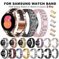Für Samsung Galaxy Watch 4 5 40/44mm Pro 45mm Classic 42/47mm Edelstahl Armband