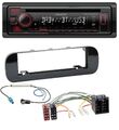 Kenwood MP3 CD USB Bluetooth DAB Autoradio für Fiat Panda (ab 2012) - glänzend