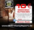 Gutschein Geschenk Coupon Code Geschenkkarte Kampfsportartikel Kickboxen Karate