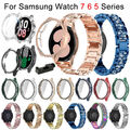 Bling Metall Uhren Armband Schutzhülle für Samsung Galaxy Watch 4 5 6 7 40 44mm