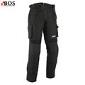 Neu Herren Motorradhose mit Protektoren Motorradhose schwarz BIKER TEXTILHOSE