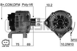 Lichtmaschine Generator Lima ERA 210495A für E61 BMW E65 E60 E66 5er Touring 7er