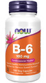 Vitamin B-6 Pyridoxin 100 mg 100 Gemüsekapseln Now Foods