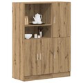 Küchenschrank Set Standschrank Schrank Sideboard Anrichte Kommode 2-tlg. vidaXL