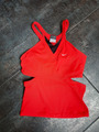 Sexy Sport Top mit Cut-Out und Bustier, Nike, rot, Gr. 36/S