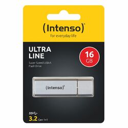 Intenso Ultra Line USB Stick 3.2 Silber Flash Drive 16GB 32GB 64GB 128GB 256GB