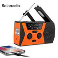 Notfall Solar Radio Handkurbel Tragbares kurbelradio AM/FM LED-Taschenlampe SOS