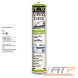 PETEC 310 ml SCHEIBENKLEBER KARTUSCHE SCHEIBEN DICHTMASSE KLEBSTOFFDie Nr.1* für Autoteile: Top-Preis-Leistungs-Verhältnis