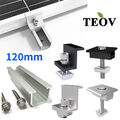 Alu Solarmodul Halterung Trapezblech Flachdach PV 12cm Befestigungsschiene Set