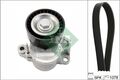 Schaeffler INA Keilrippenriemensatz 529 0235 10 für VW POLO 5 6R1 6C1 Van 6R TDI