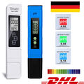 PH TDS&EC Meter Messgerät Digital Tester Wassertest Leitwertmessgerät 0-9990ppm
