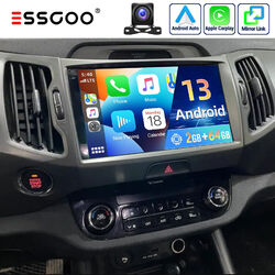 2+64G Für Kia Sportage 2010-16 Android 13 Carplay Autoradio GPS Navi BT RDS +KAM