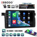 9" Android 13 Carplay Autoradio Für BMW 3er E46 318 320 M3 MGZT 2+64G GPS Kamera