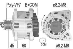 ERA Lichtmaschine Generator LiMa ohne Pfand 209524A