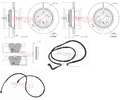 METZGER BREMSSCHEIBEN 336mm + BELÄGE HINTEN passend für BMW 3er E90 E91 E92 E93