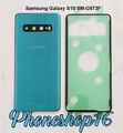 Original Samsung Galaxy S10 SM-G973F Akkudeckel Deckel Backcover Grün + Kleber B