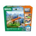 Brio World Eisenbahn Zubehör Smart Tech Sound Wasserfall-Tunnel 4 Teile 33978